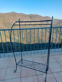 Porta asciugamani in ferro battuto