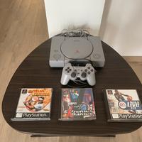 Playstation 1 PS1+controller+3 giochi originali