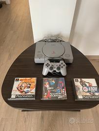 Playstation 1 PS1+controller+3 giochi originali