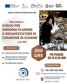 Corso Gratuito e Rimborsato di Wedding Planner