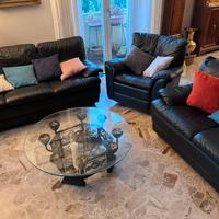 Set divani in pelle Divani & Divani 3 +2 +1