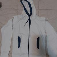 Felpa cerniera e cappuccio Kappa