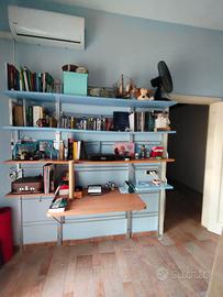 Libreria e scrivania Moretti Compact