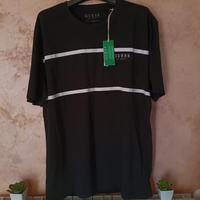 T-shirt uomo nera originale firmata Guess - NUOVA