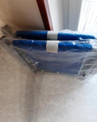 2) Poltrone pieghevole Blu 