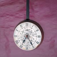Orologio da cucina a forma di padella in rame