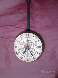 Orologio da cucina a forma di padella in rame