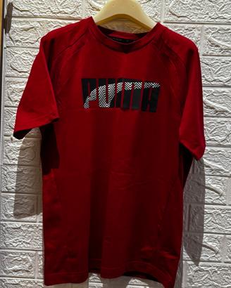 T-shirt PUMA rossa da uomo