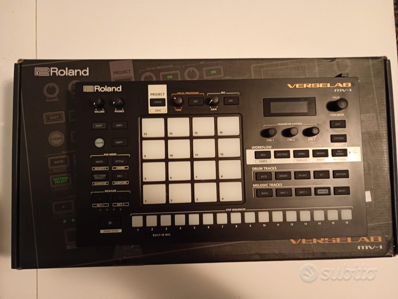 Roland VERSELAB MV-1 - Studio Produzione Musicale Portatile Con Pad E Sequencer - Foto 5