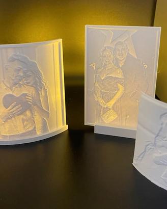 💎 Quadretti Magici 3D Foto Personalizzate (LEGGI 