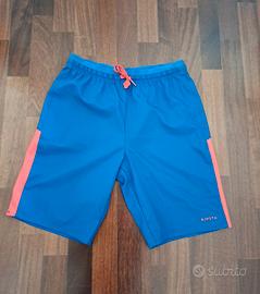 Pantaloni corti shorts blu kipsta 14-15 anni 