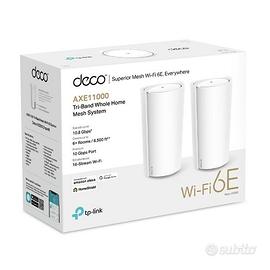 Tp Link Deco  XE200 sistema wifi 6E 2 PEZZI