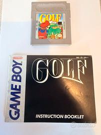 Nintendo Game Boy gioco golf + libretto