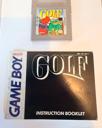 Nintendo Game Boy gioco golf + libretto