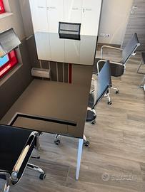 Tavolo sala riunioni con 6 sedie