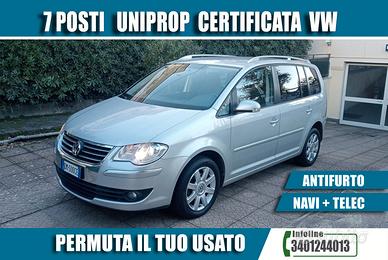 VW TOURAN 7 POSTI UNIPRO CERTIF PER.MU.TE