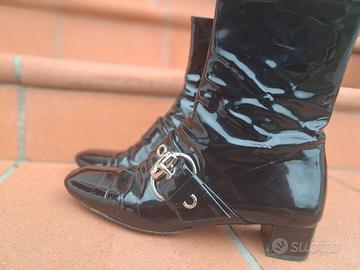 stivaletti Gucci in vernice n.38