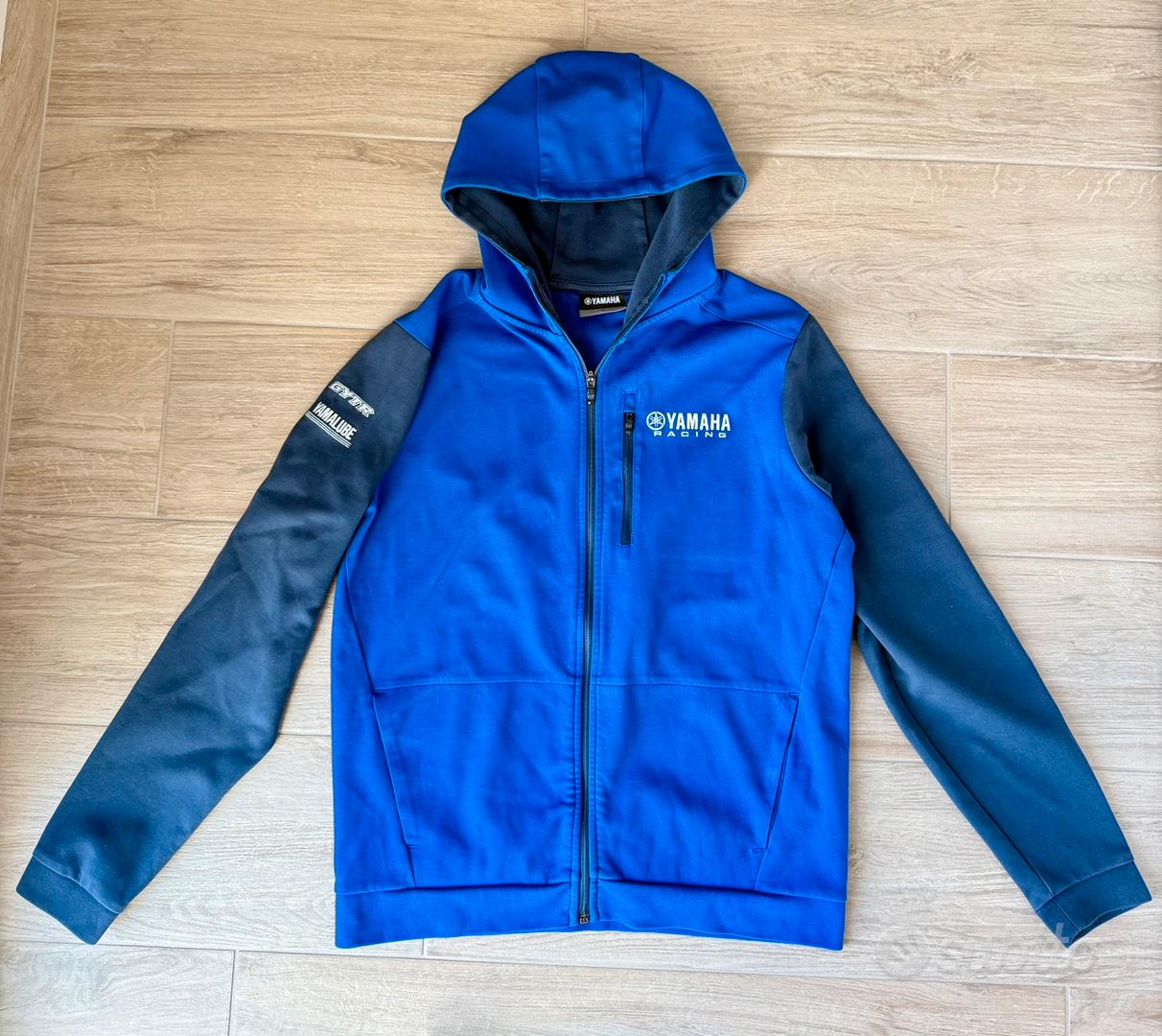 Felpa Yamaha Racing Paddock Blue 2024 Abbigliamento e Accessori