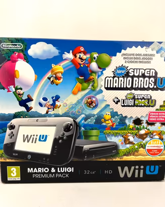 Console Nintendo Wii U con scatola e 11 giochi