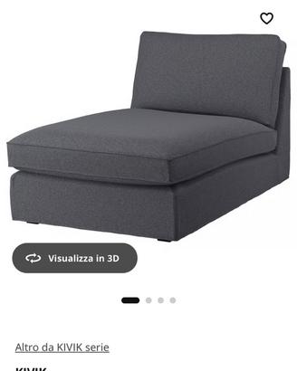 Chaise longue ikea Kivik