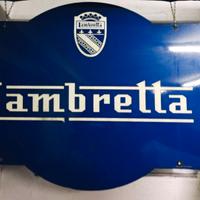 Lambretta Insegna originale anni 50