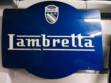Lambretta Insegna originale anni 50