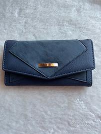 Portafogli donna blu ANGEL COLLECTION