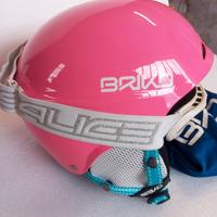 Casco sci Briko "Pico" tg M + occhiali + sacca