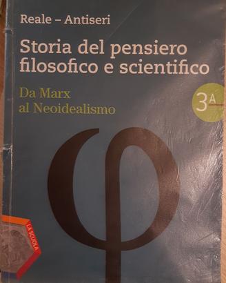 STORIA DEL PENSIERO FILOSOFICO E SCIENTIFICO 3A-3B