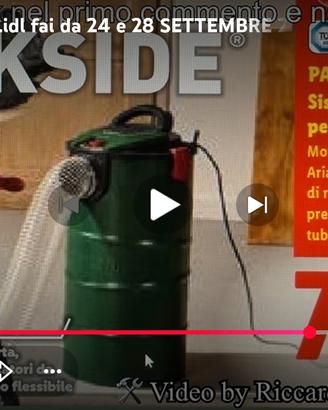 aspirapolvere x  trucioli di legno parksider
