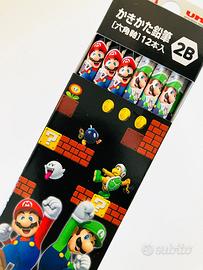 🍄Matite 2B(Set da 12) Super Mario(Nintendo)🍄