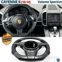 VOLANTE Sportivo Porsche Cayenne 2 Carbonio Pelle