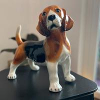 Cane BEAGLE di ceramica vintage collezionismo