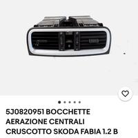 Bocchette aerazione centrale cruscotto