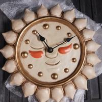 orologio più vaso in cera. 