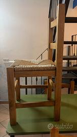 40 sedie in legno di rovere