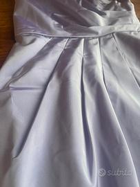 Vestito viola chiaro camgjante