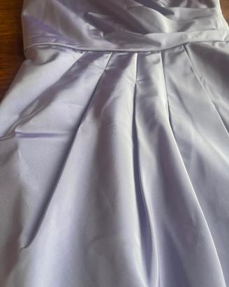 Vestito viola chiaro camgjante