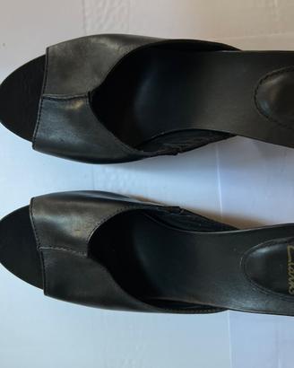 Sabot Clarks pelle nera donna Tg.39