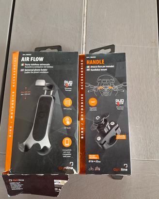 Attacco Manubrio e porta telefono