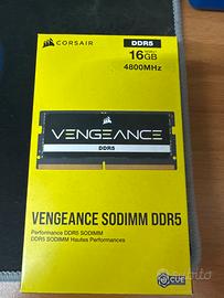 CORSAIR DDR5 16GB DI RAM DA 4800 MHz