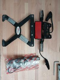 Portatarga regolabile DM Racing + Kit Frecce LED