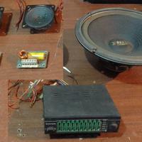Equalizzatore, Woofer 10", Tweeter Piezo