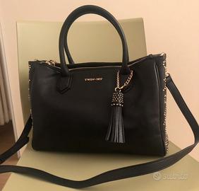 Borsa Twinset in pelle nera