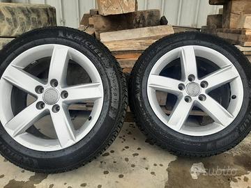 CERCHI ORIGINALI AUTO D. 16" + GOMME INVERNALI