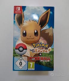Pokémon let's go eevee + pokeball plus 