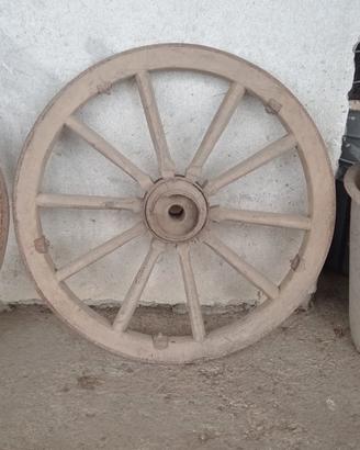Ruota in legno 