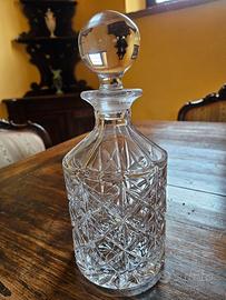 bottiglia vintage in cristallo RCR