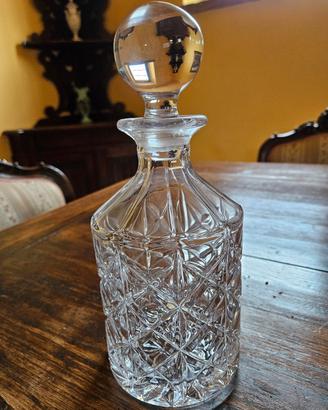 bottiglia vintage in cristallo RCR