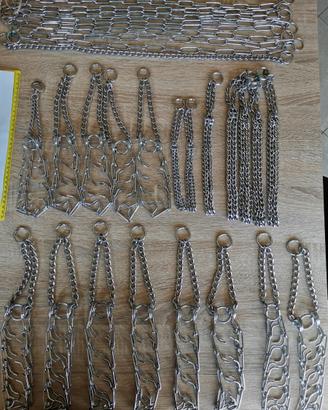 Collari acciaio inox per cani